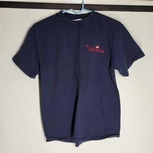 Blue Victoria Canada Short Sleeve Crew Neck Tee